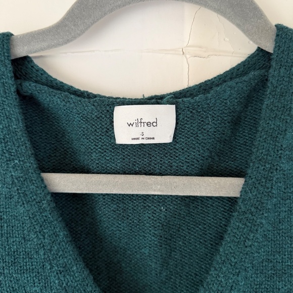 Aritzia | Wilfred | Basque Vest | Small | Dark Green - Picture 4 of 8